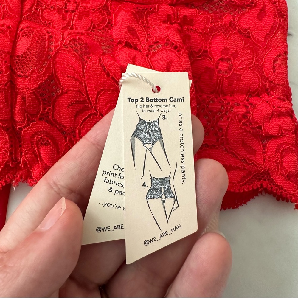 BNWT- We are HAH Top 2 Bottom Cami - Picture 11 of 12